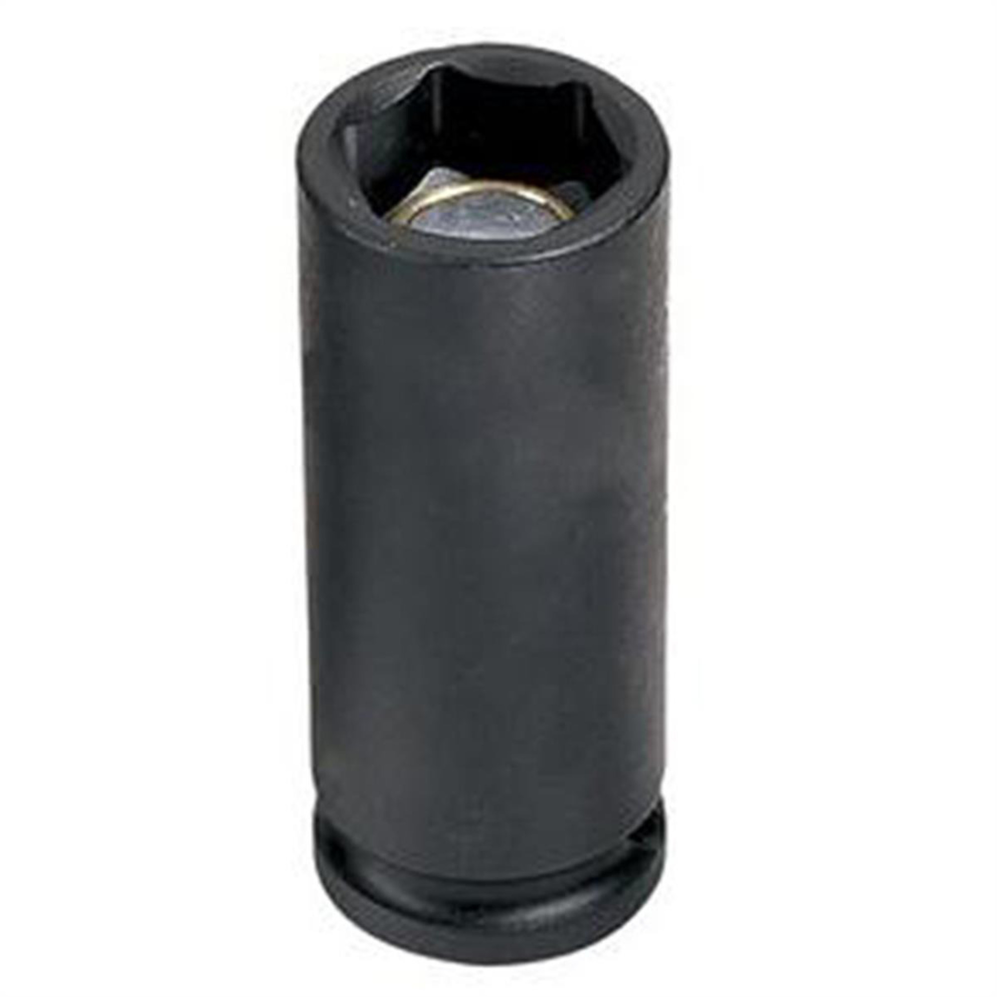 Grey Pneumatic Impact Socket — 18mm, 3/8in. Drive, Magnetic, 6-Point, Deep, Model# GRE1018MDG